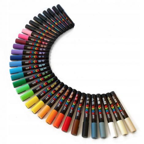 Marker Posca PC-5M, Grafitowy - 4